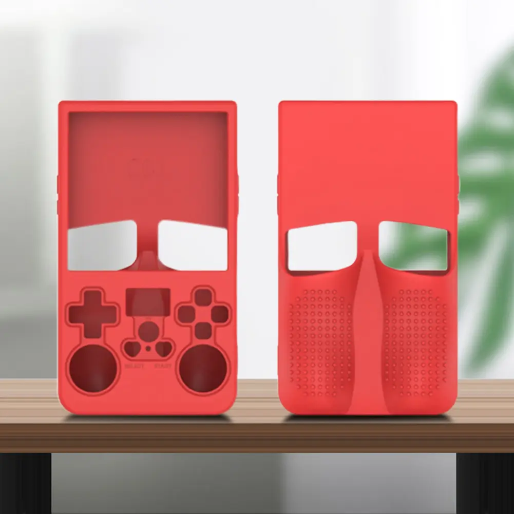 New Silicone Case Anti-Scratch Protective Skin Cover with Lanyard Soft Shell Cases For R36MAX Handheld Game Consoles Accessories