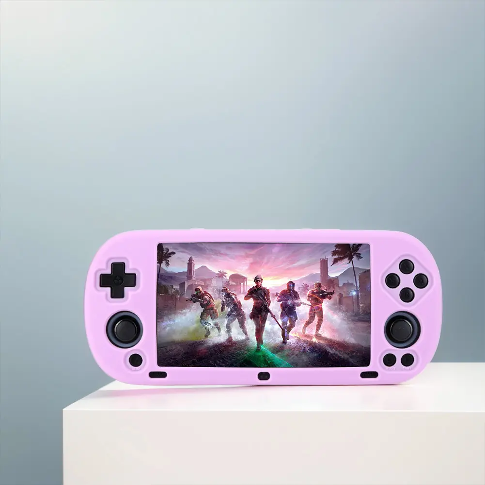 Silicone Case Protector Shell Sleeve Non-Slip Soft Skin Cover Case Protector Cover for Trimui Smart Pro Game Console Accessories
