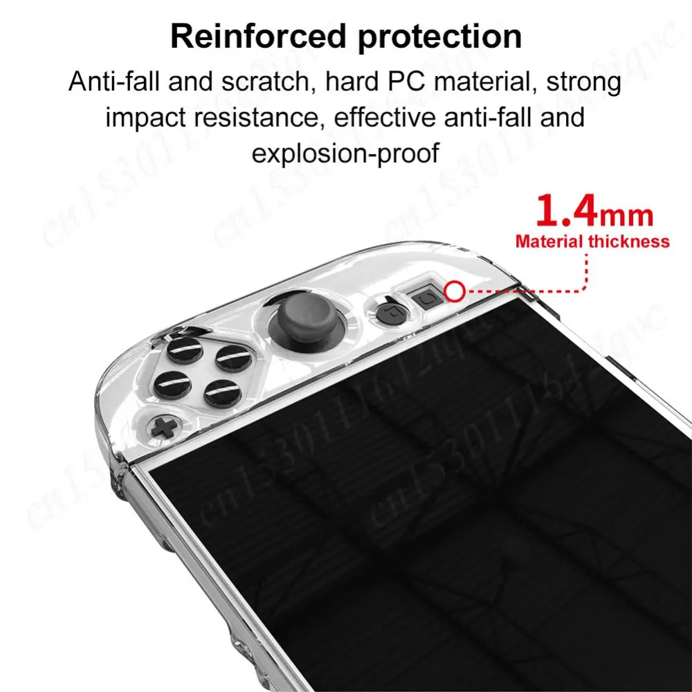 Transparent Case For Nintendo Switch 2 Split Protective Case Cover Crystal Protector Anti-Fall Protective Shell Game Accessories