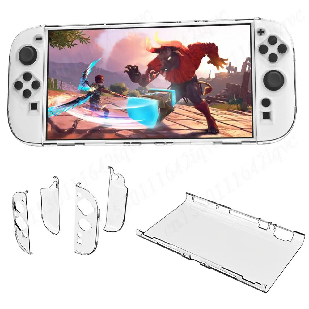 Transparent Case For Nintendo Switch 2 Split Protective Case Cover Crystal Protector Anti-Fall Protective Shell Game Accessories