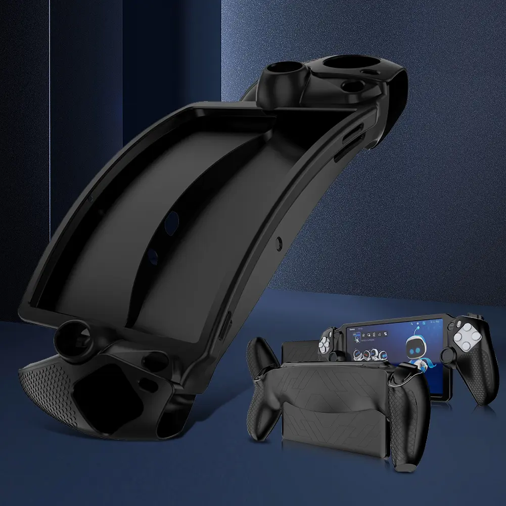 Shunmaii Protective Case for PS5 Portal Game Console Shockproof Skin Sleeve Cover Soft Case for PS5 Portal Gaming Accessories