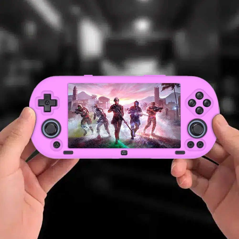 Silicone Case Protector Shell Sleeve Non-Slip Soft Skin Cover Case Protector Cover for Trimui Smart Pro Game Console Accessories