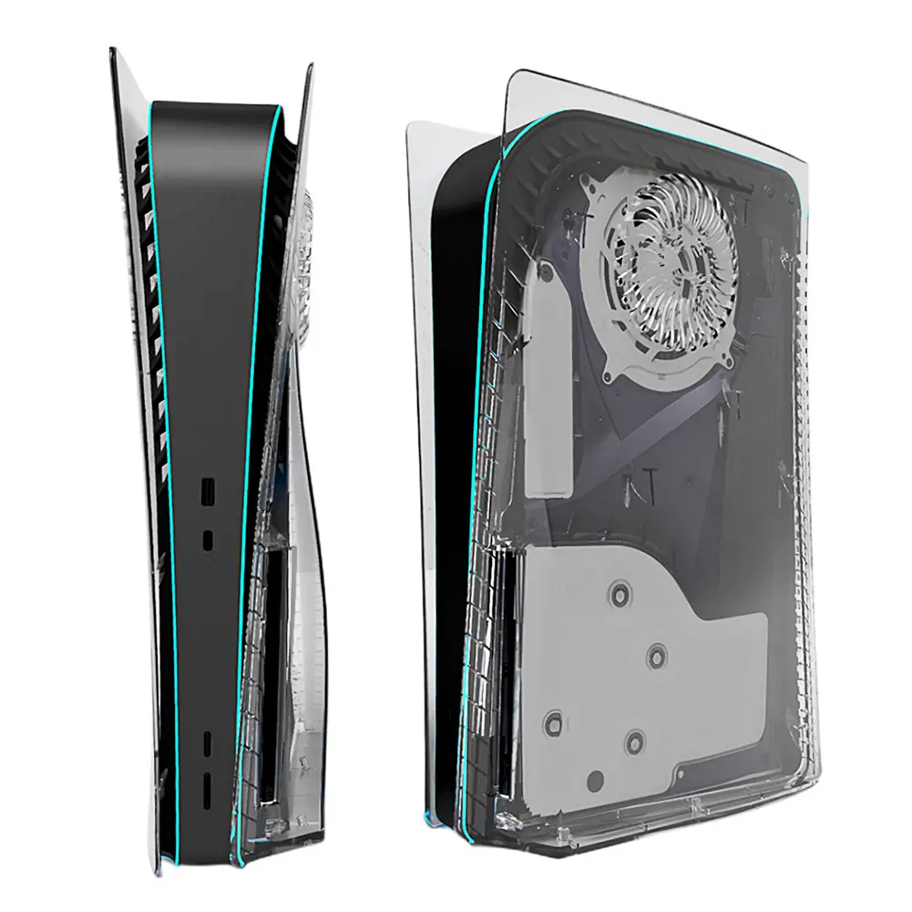 Protective Faceplate Replacement Console Plate Cover With Cooling Hole Game Console Shell Anti-Shock for PS Console Disc Edition