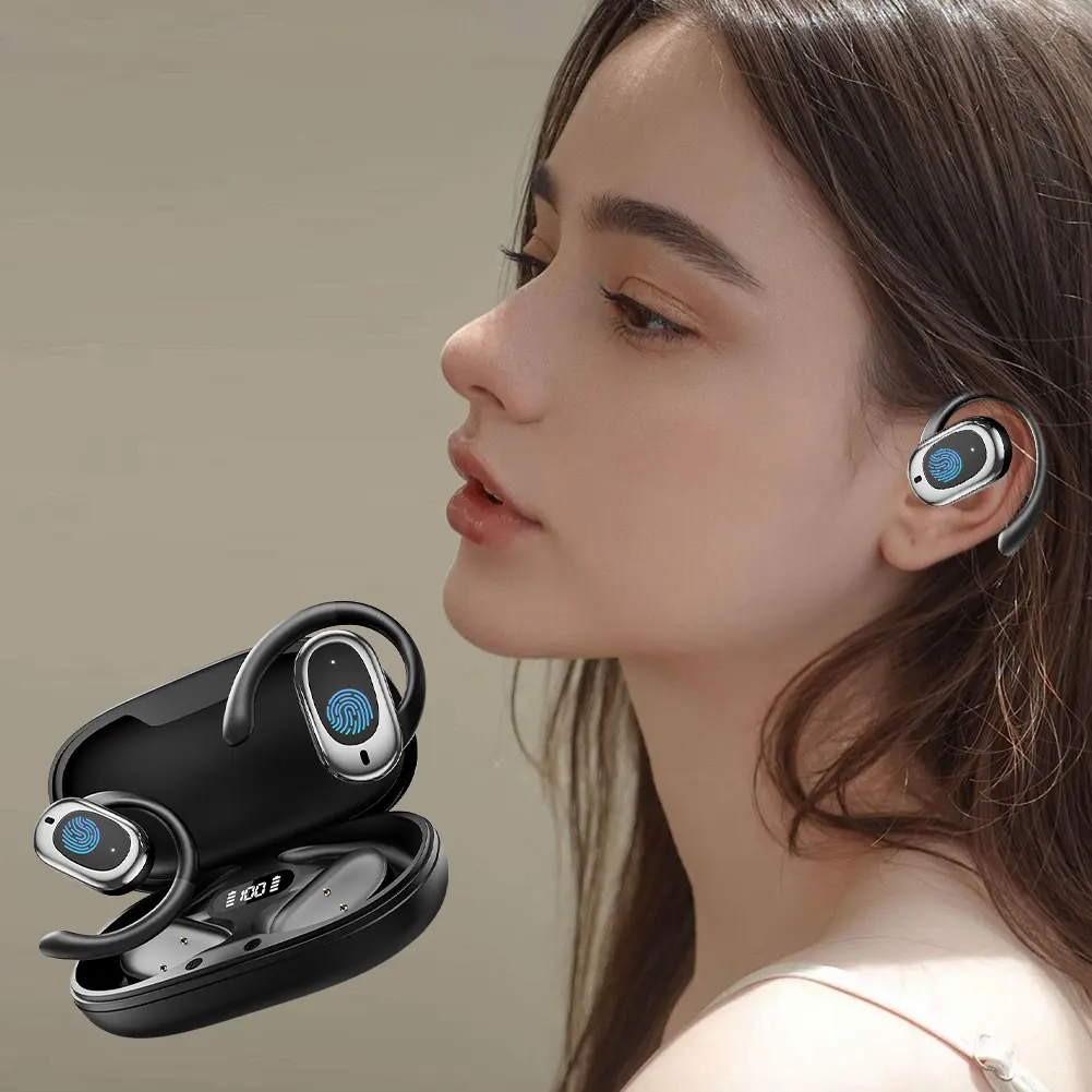 Bluetooth-Compatible TWS 3-in-1 Real-Time Translation Headphones 144 Languages Wireless Open-Ear Headphones Noise Cancelling