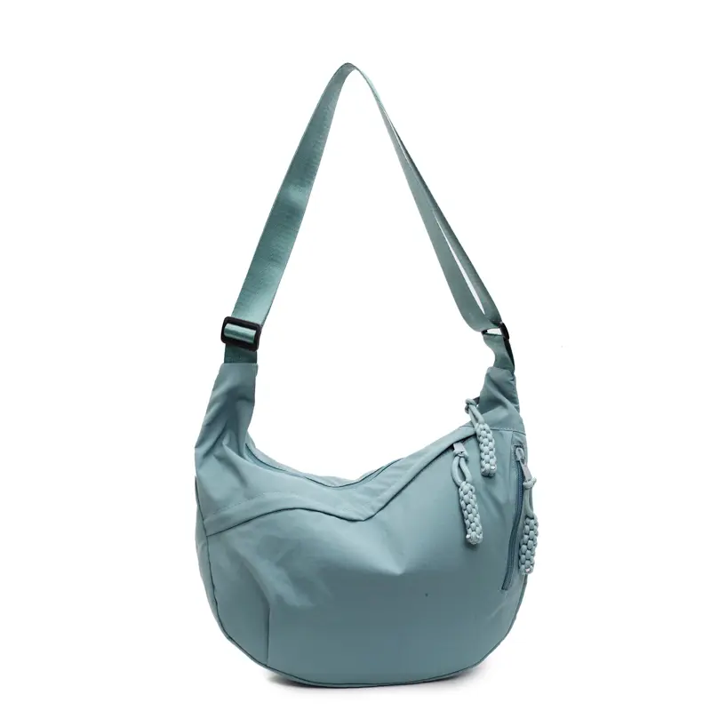 Female All-Match Crossbody Bag Large Capacity Solid Color Sling Bag Water Proof Travel Backpack Date Party Bag