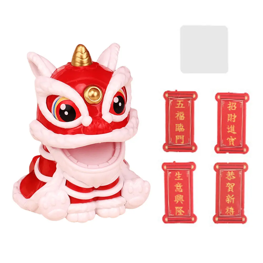 Lion Dance Statue Chinese Style Lion Dance Figure New Year Home Decoration Lion Ornament Lion Tabletop Decoration for Gift