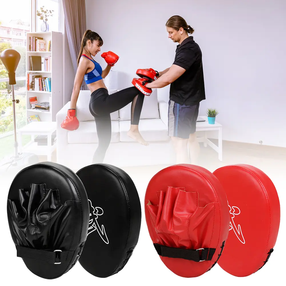 Boxing Hand Target PU Leather Punching Mitts Wear Resistant Boxing Focus Pads Kickboxing Pads for Boxing MMA Muay Thai