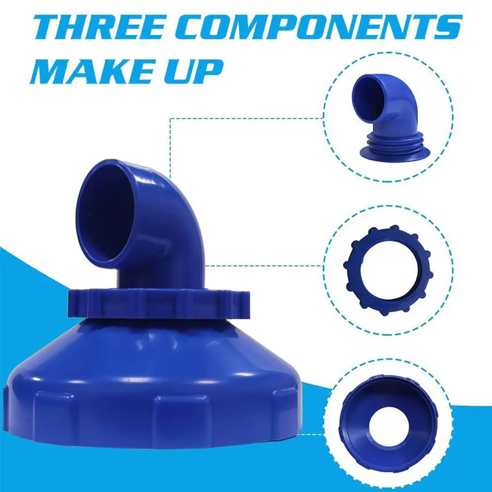 Rotatable Pool Inlet Nozzle 360° Swivel Swimming Pool Return Jet Replacement Pool Nozzle for Intex Swimming Pool Accessories
