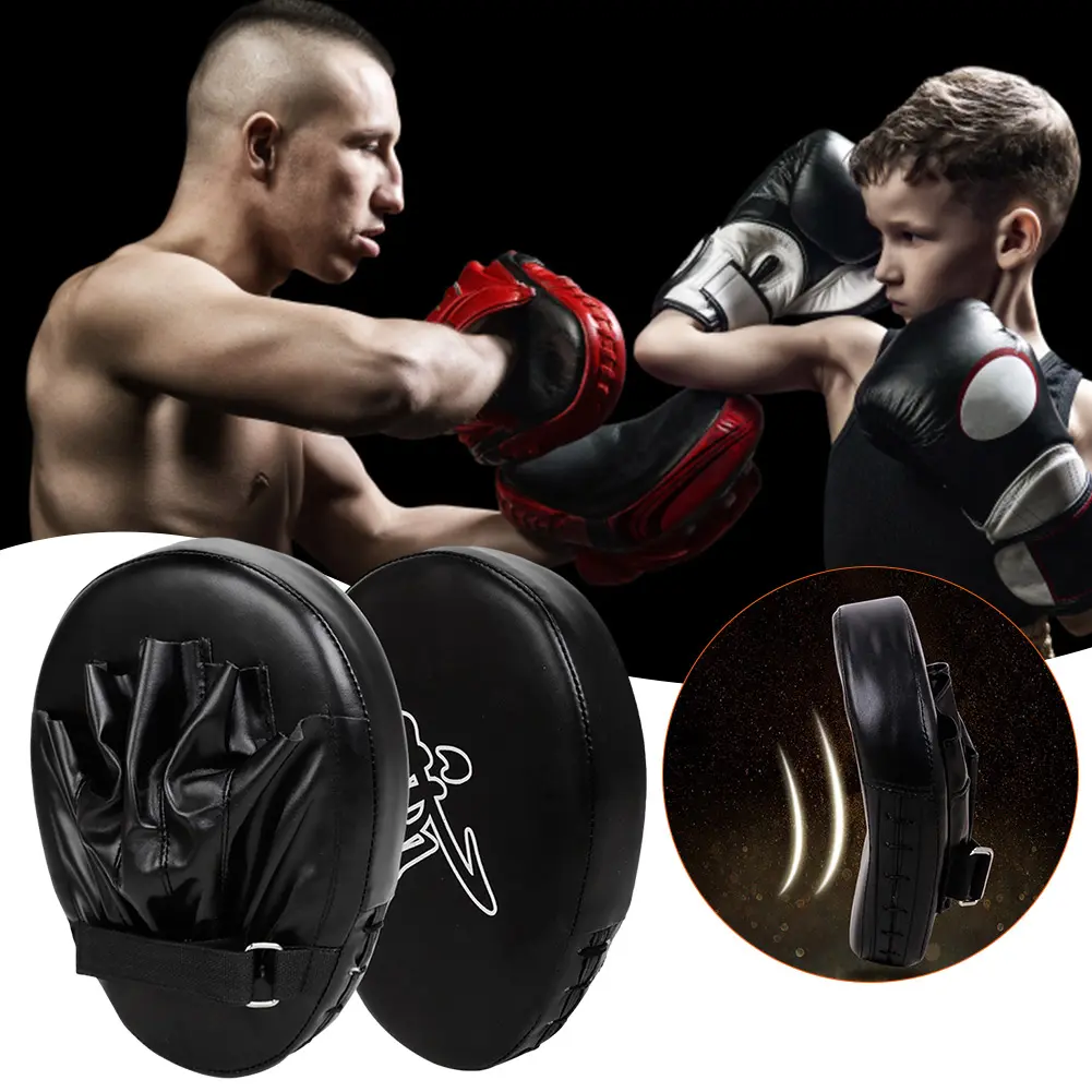 Boxing Hand Target PU Leather Punching Mitts Wear Resistant Boxing Focus Pads Kickboxing Pads for Boxing MMA Muay Thai