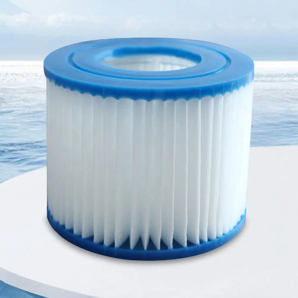 Hot Tub Filter Replacement Soft Rubber End SPA Filter Reusable Swimming Pool Filter Cartridge for Intex Filter Replace Accessory