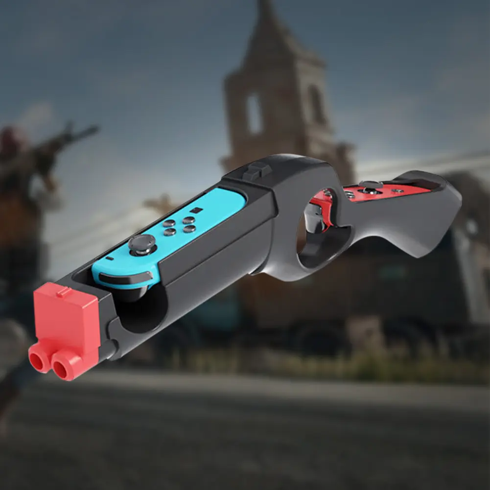 Gun Grips Handle Joystick Holder Easy Install Controller Handle Gamepad Bracket Portable Gaming Accessories for Switch OLED