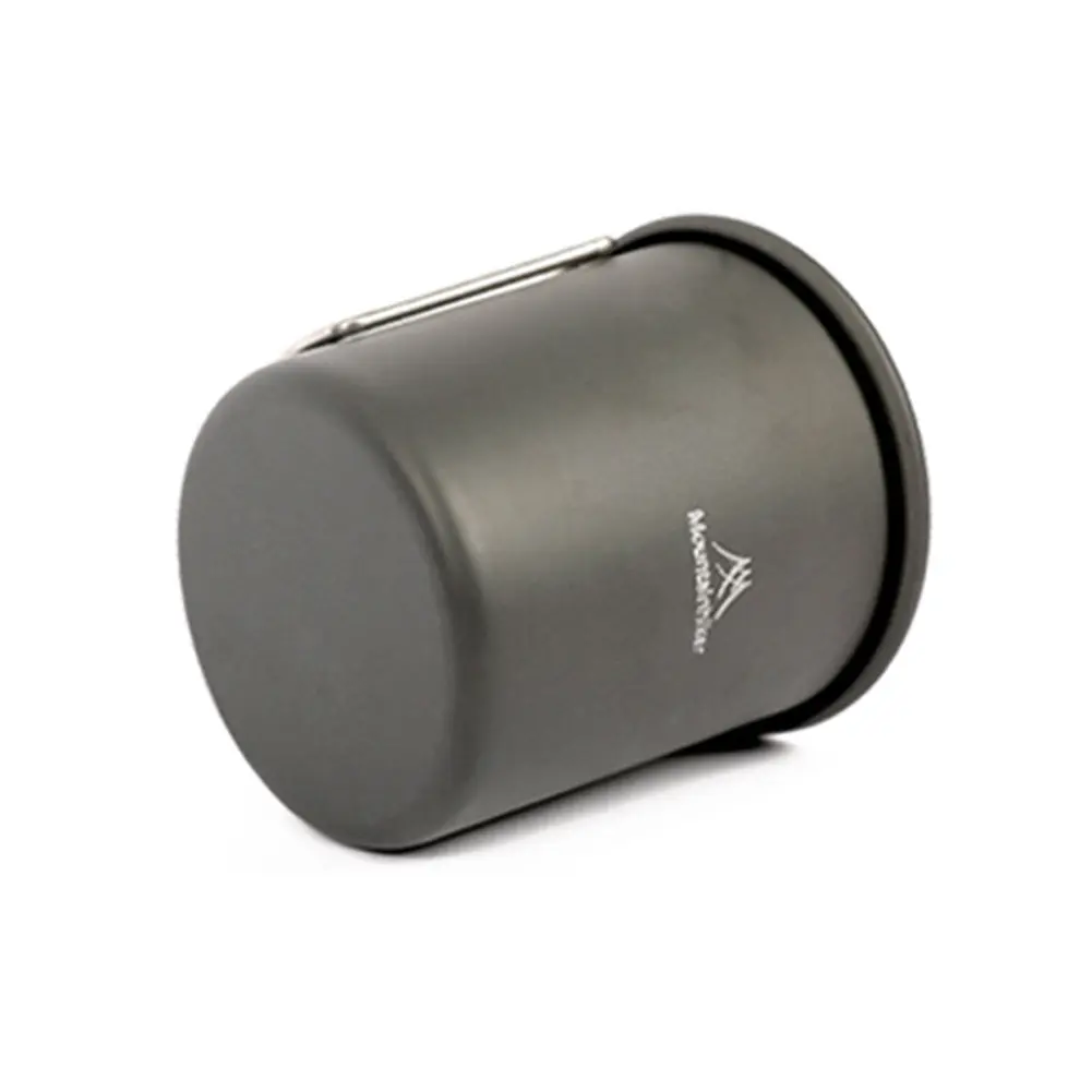 Mountainhiker 300ml Coffee Tea Mug Lightweight Picnic Water Cup Aluminum Foldable Handle Outdoor Portable for Home Kitchen