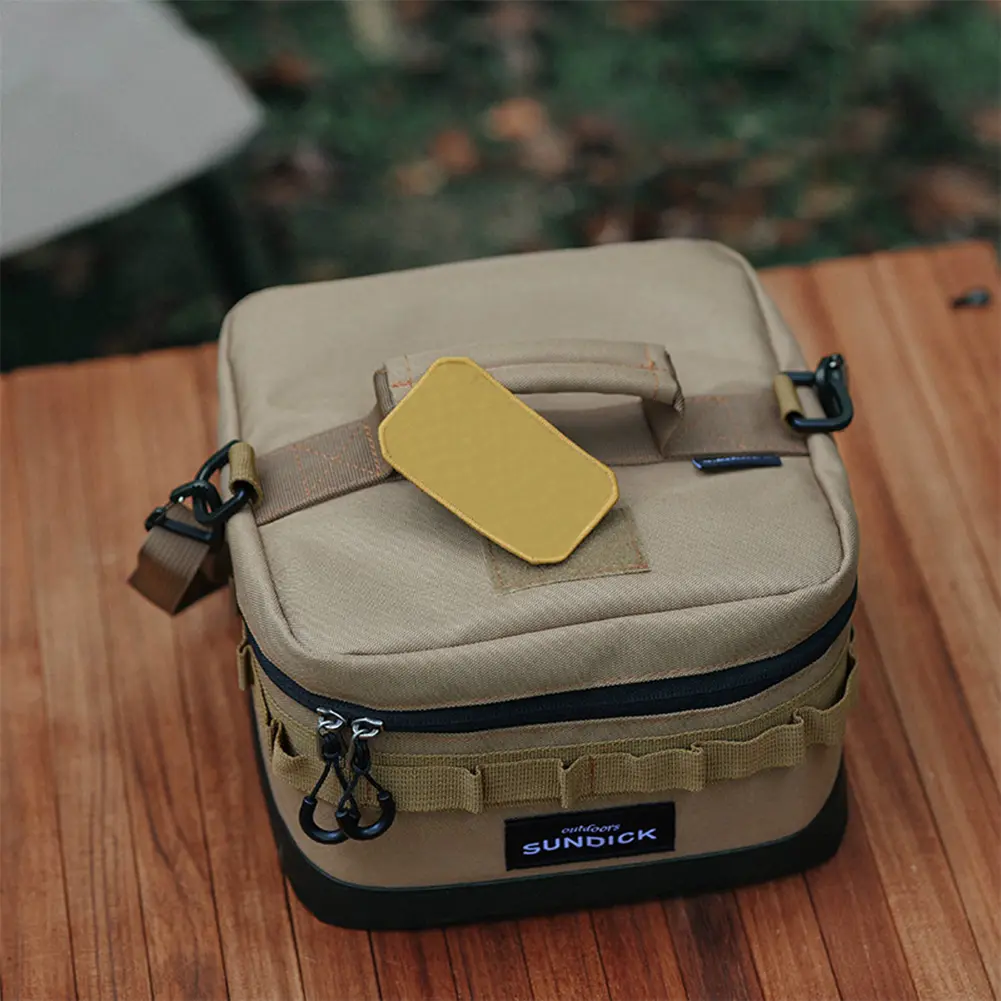 Large Picnic Ice Bag 900D Cloth Camping Travel Organizer Waterproof Thermal Lunch Box for Camping BBQ Family Outdoor Activities