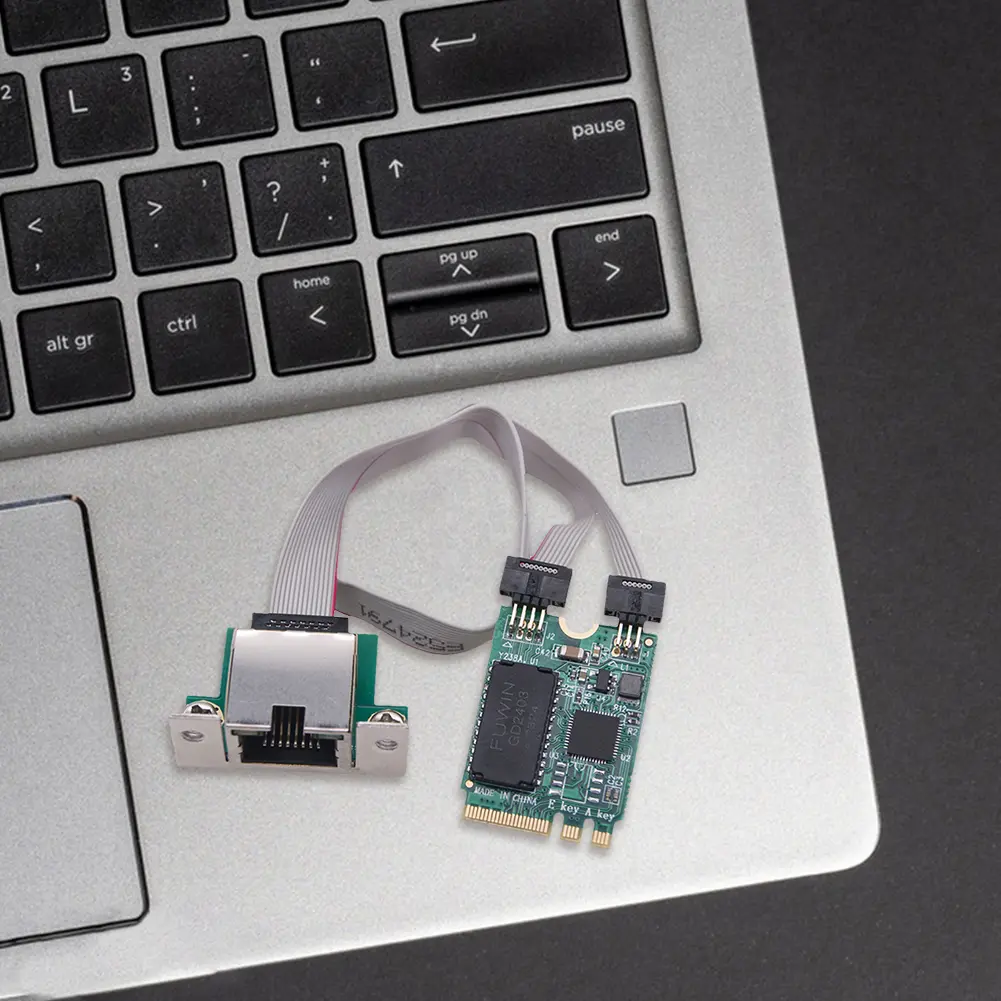 M.2 Gigabit Ethernet Network Card RTL8125BG Chip M2 RJ45 Network Adapter Mini PCIE PCIE Bus Network Card