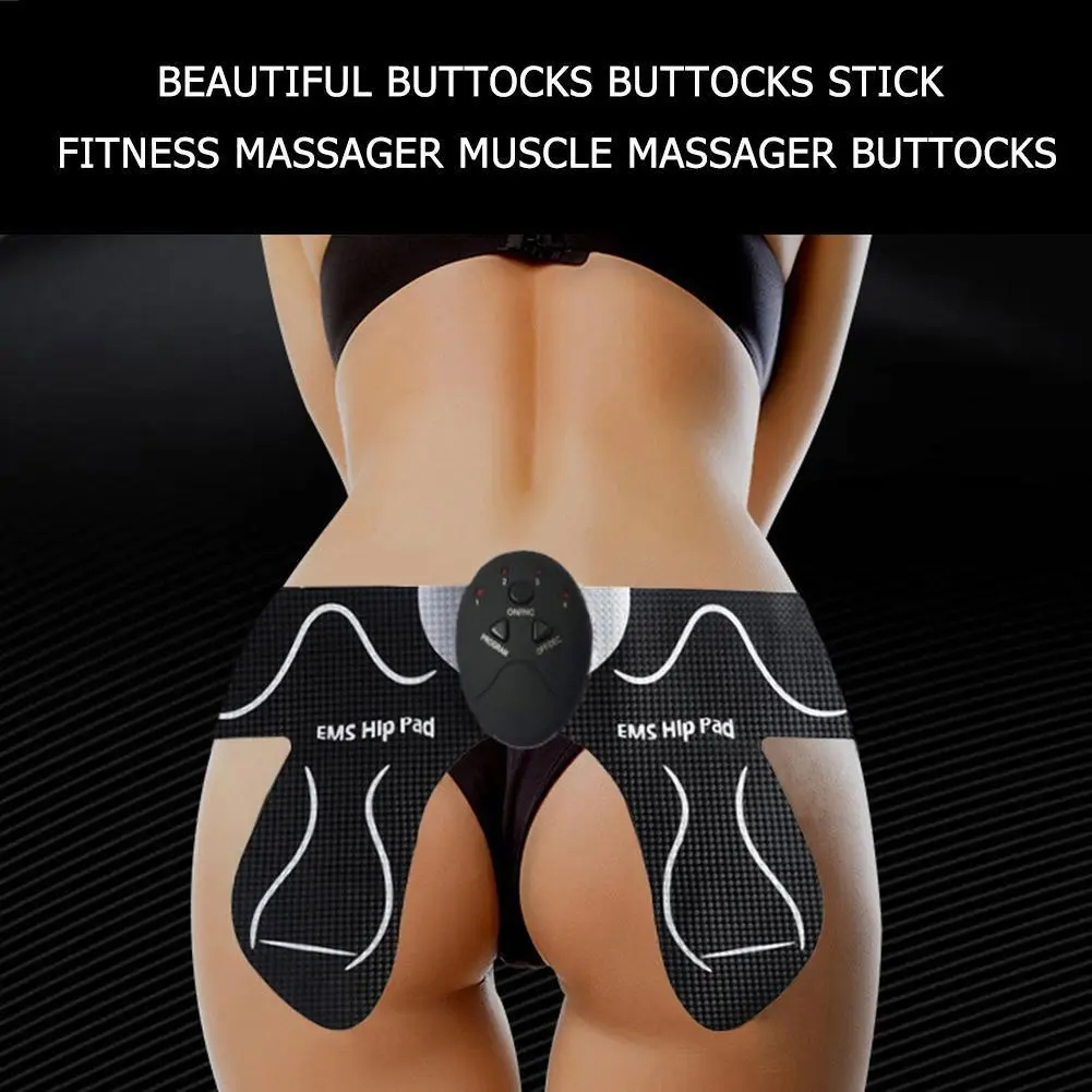 EMS Hip Trainer Multi-functional Practical  Electric Vibration Muscle Stimulator Buttocks Butt Toner Paste