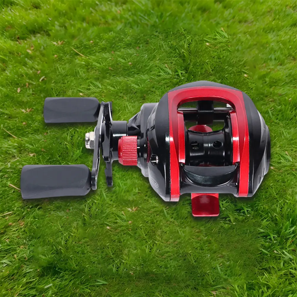 Baitcasting Reel 7.2/1 Gear Ratio Baitcasting Fishing Reel Magnetic Brake System High Speed Fishing Reel Right Left Hand