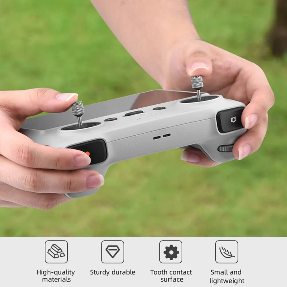 Aluminum Alloy Joystick Rocker Wear Resistant Remote Controller Thumb Rocker Lightweight Drone Accessories for DJI Mini 3 Pro