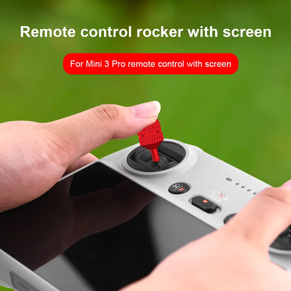 Aluminum Alloy Joystick Rocker Wear Resistant Remote Controller Thumb Rocker Lightweight Drone Accessories for DJI Mini 3 Pro