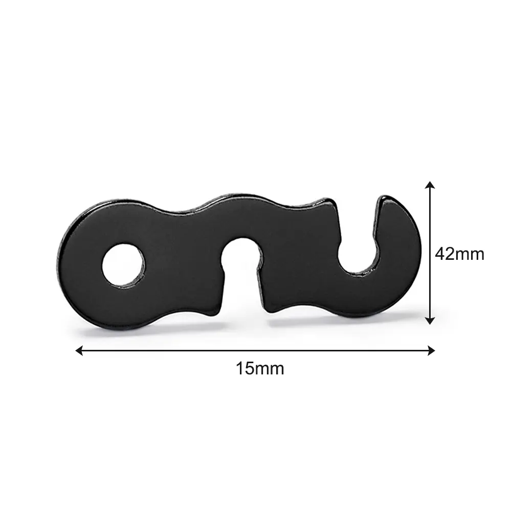 10/20pcs Tent Wind Rope Buckle Antislip Camping Hiking Tightening Hook Wind Rope Buckles Tensioners Fastener Kit