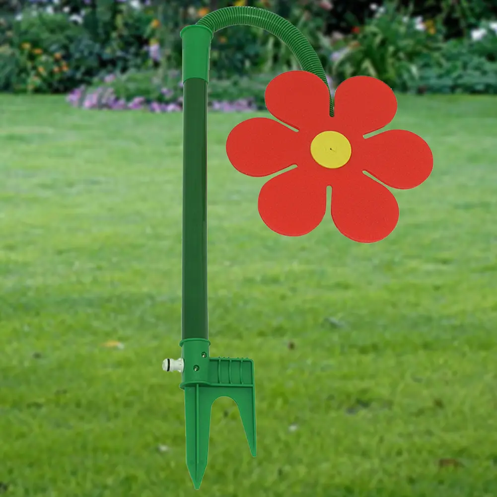 Crazy Spin Sprinkler Flower Shape Dancing Daisy Sprinklers 720 Rotating Water Spray  for Yard Lawn Watering Garden Decoration