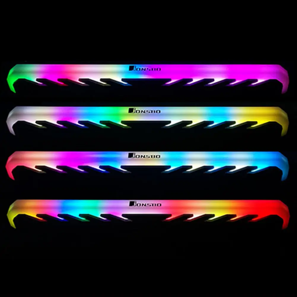 Classic RGB RAM Heatsink  Practical Multi-functional Desktop PC DDR DDR3 DDR4 Memory Cooling Heat Spreader Cooler