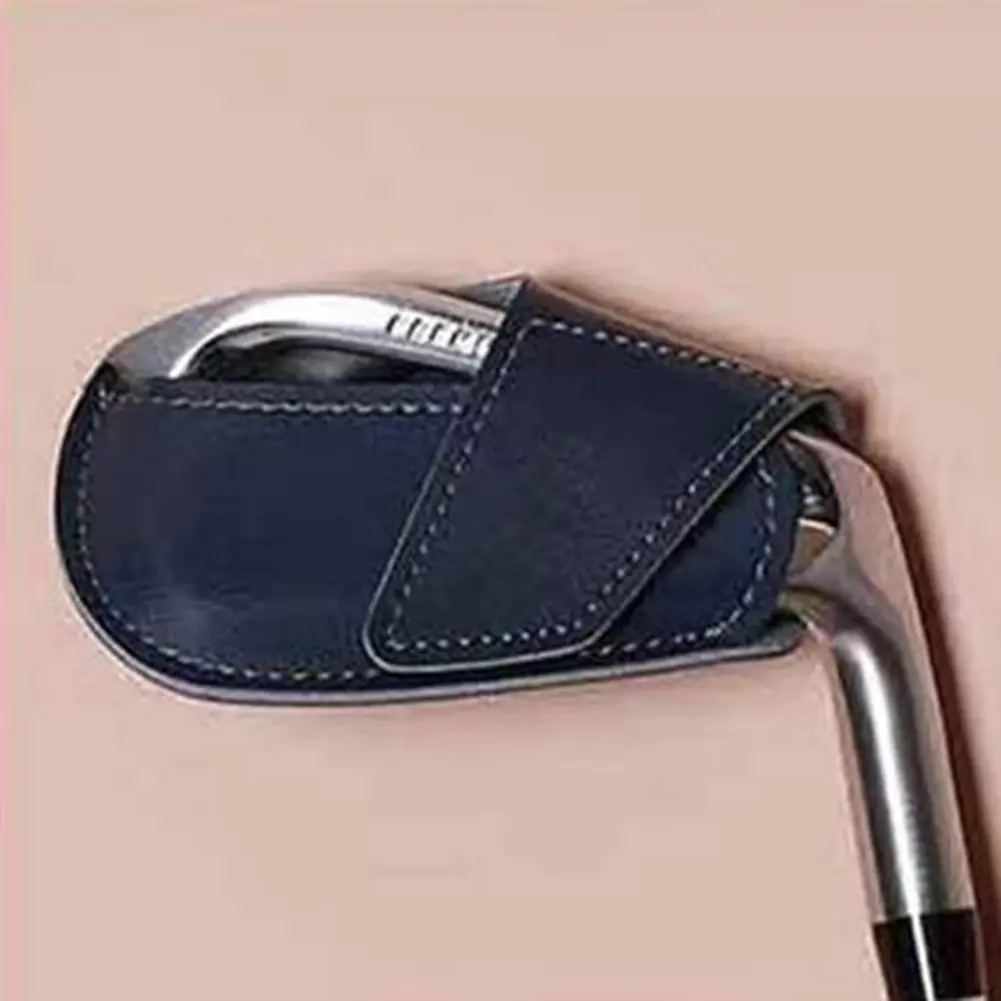 Portable Golf Head Covers Golf Accessoires Lightweight Golf Head Leather Cover for Golfers