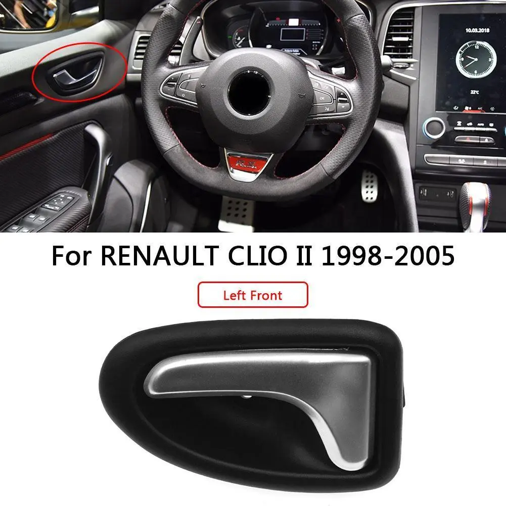 Interior Door Handle Replacement for Renault Clio II Megane I Scenic I Chrome
