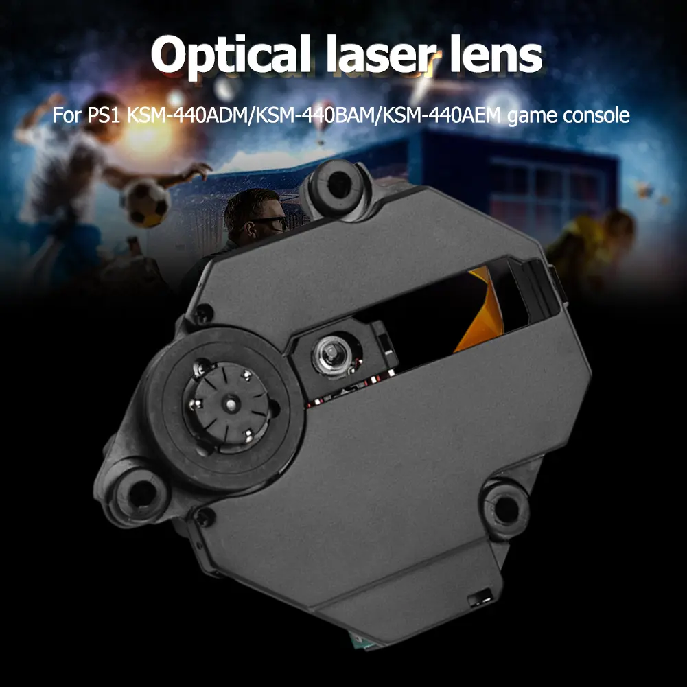 Plastic Optical  Lens Replacement Component ABS Game Console Lasers Lens Anti Fall for PS1 KSM-440AEM/KSM-440BAM/KSM-440ADM