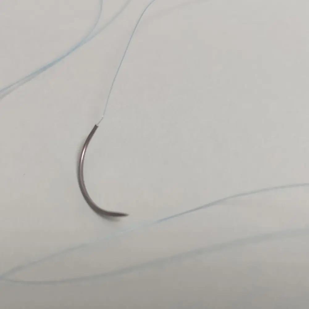 6/12Pcs Set 75CM  Needle Nylon Monofilament Thread Teaching Demonstration Suture Practice Tool for