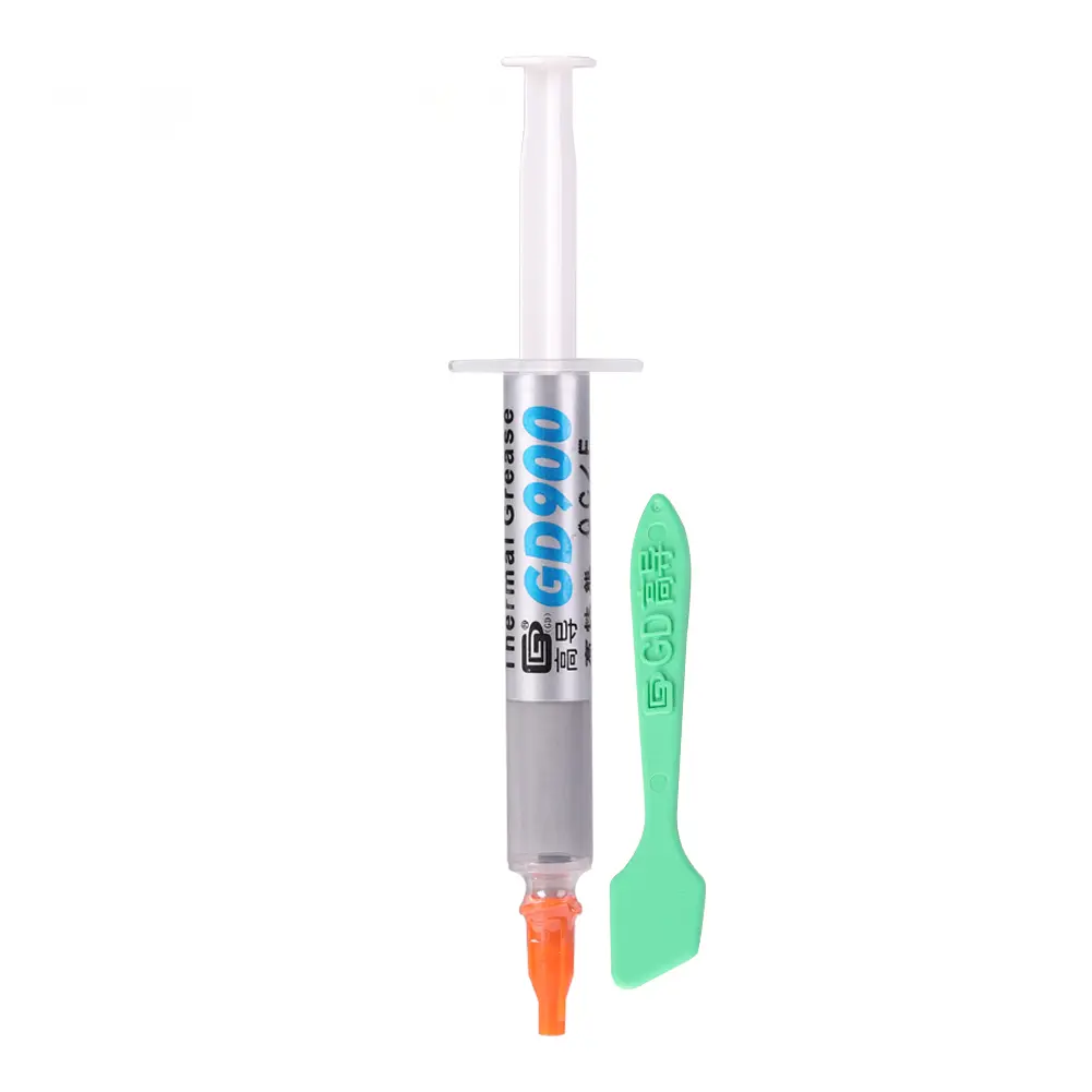GD900 Thermal Conductive Grease Paste Net Weight 3 Grams Silicone Plaster Heat Sink Compound for PC/CPU/GPU/LED