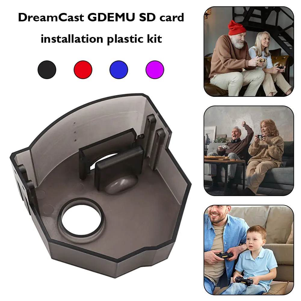 GDEMU Remote Secure Digital Card 3D Printed Mount Kit for DreamCast VA1 Console Optical Drive Simulation Board