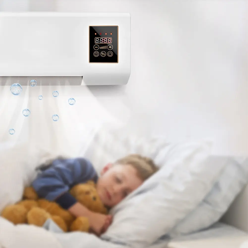 Wall Mounted Air Conditioner Heater Smart Constant Temperature Mini Air Conditioner with Remote Control Heater Air Conditioner