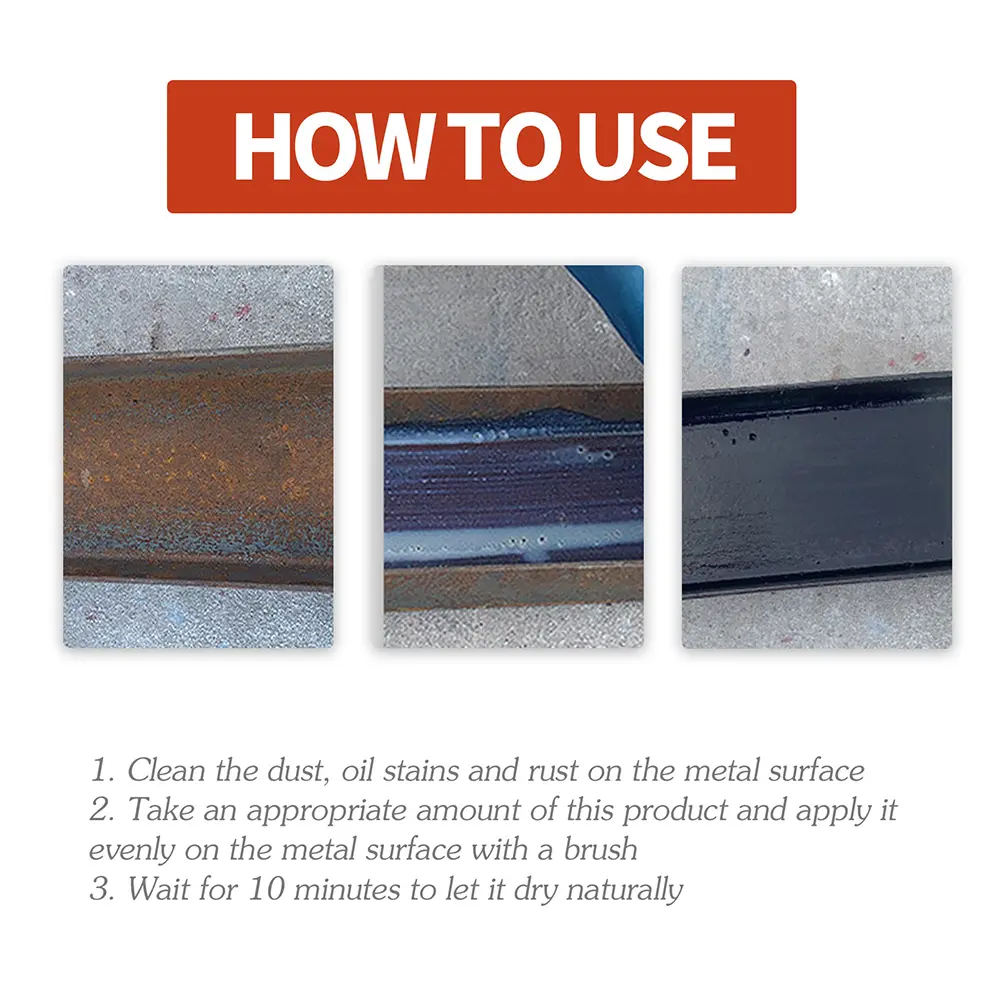 100/300g Metal Rust Remover Rust Renovator Multi Purpose Rust Removal Converter Waterproof Anti-corrosion Car Anti-rust Primer