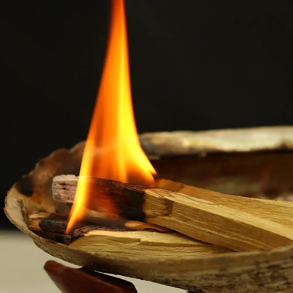 1-4PCS Palo Santo Natural Incense Sticks Aromatherapy Burn Sticks No Fragrance Incense Wooden Smudge Sticks for Home Living Room