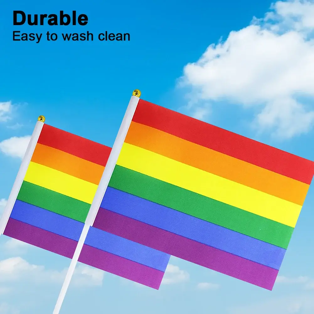 90X150cm Gay Progress Pride Rainbow Flag Lesbian Love Equal Banner UV Fade Proof Canvas Header Double Stitched for Wall and Pole