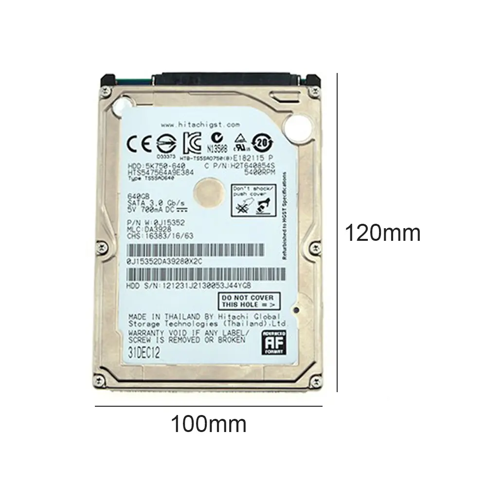 500GB/640GB/750GB 2.5" SATA Internal Hard Drive Disk For PS3/PS4/Pro/Slim Game Console For Sony HDD HD Harddisk 300M/S Silver