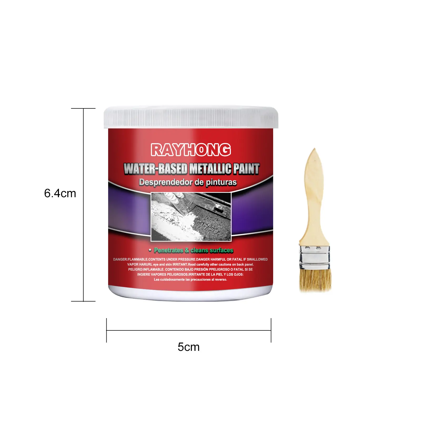 100ML Car Anti-Rust Chassis Rust Converter Long Lasting Rust Remover Deruster Water-Based Primer Iron Metal Surface Repair