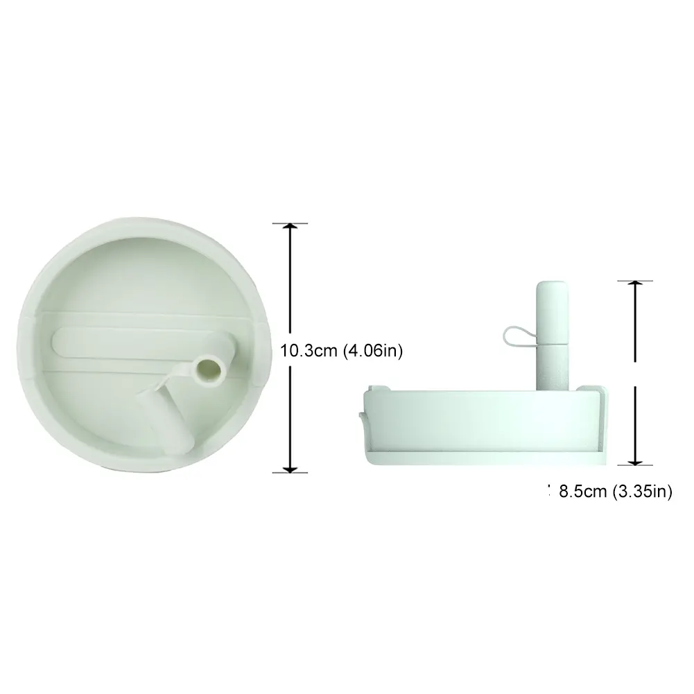 Silicone Leak Proof Cup Lid Straw Cap Reusable Spill Stopper Anti-Overflow Lid for Stanley 40oz Tumbler