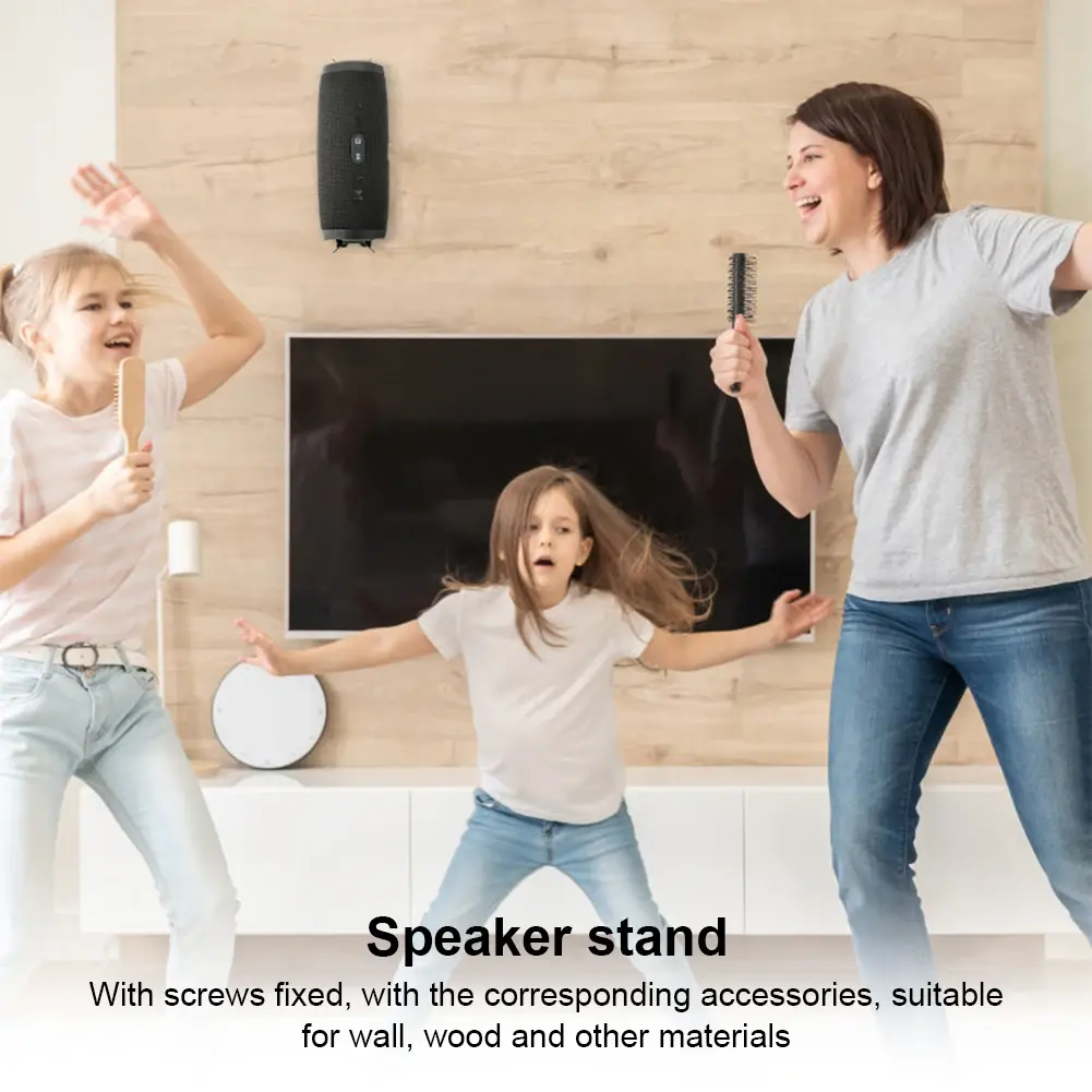 Metal Wall Speaker Bracket for JBL Charge 5 Stand for JBL Flip 6 Smart Speaker Holder Base Support Frame Storage Rack