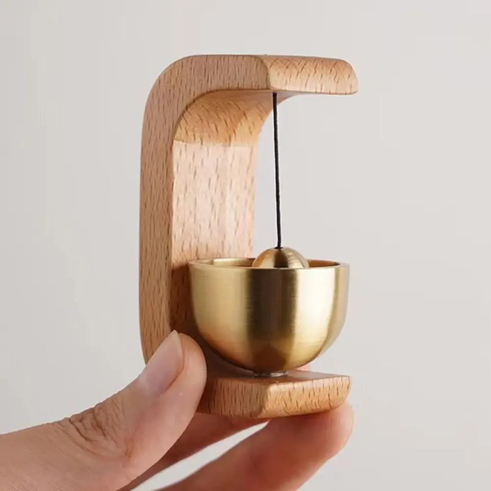 1-3PCS Wood Doorbell Chimes Magnetic Hanging Decor Japanese Style Doorbells Loud Door Bell Wind Loud Door Bell Home Decor