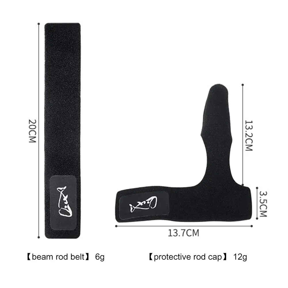 Fishing Rod Tip Protective Cover Elastic Fishing Rod Tie Wrapping Band Belt Fishing Pole Fastening Strap Fishing Rod Accessories