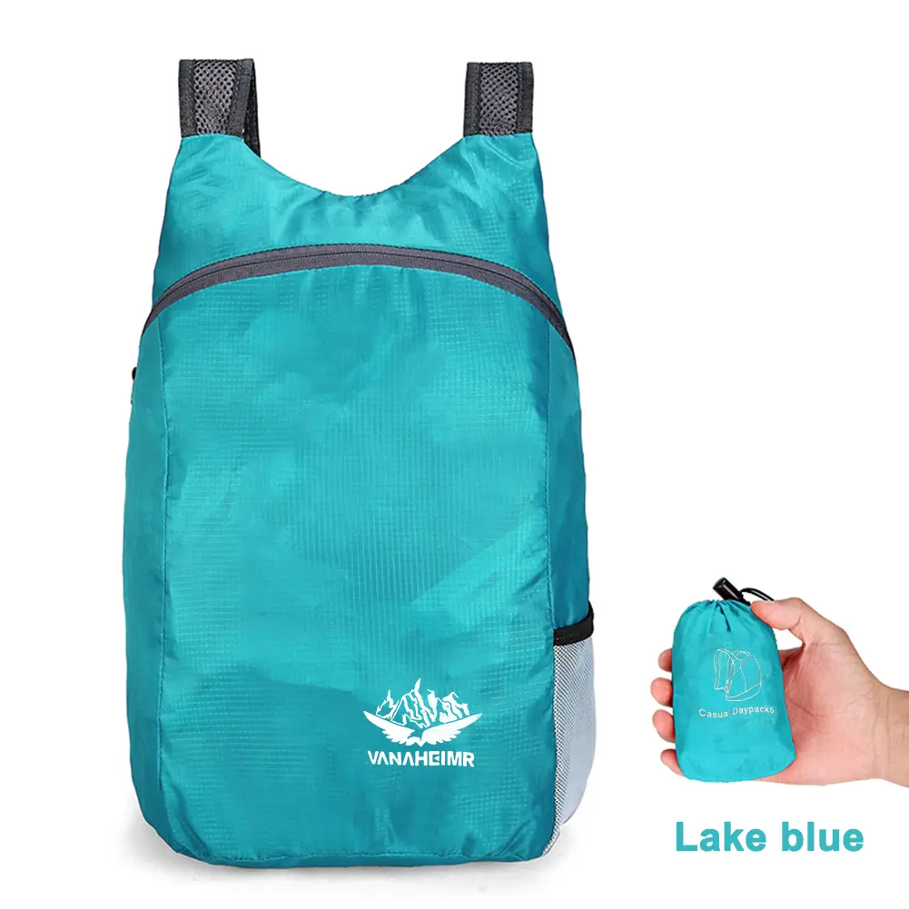 Nylon Sports Daypacks Breathable Foldable Ultralight Backpacks Waterproof Lightweight for Men Women for Climbing Trekking