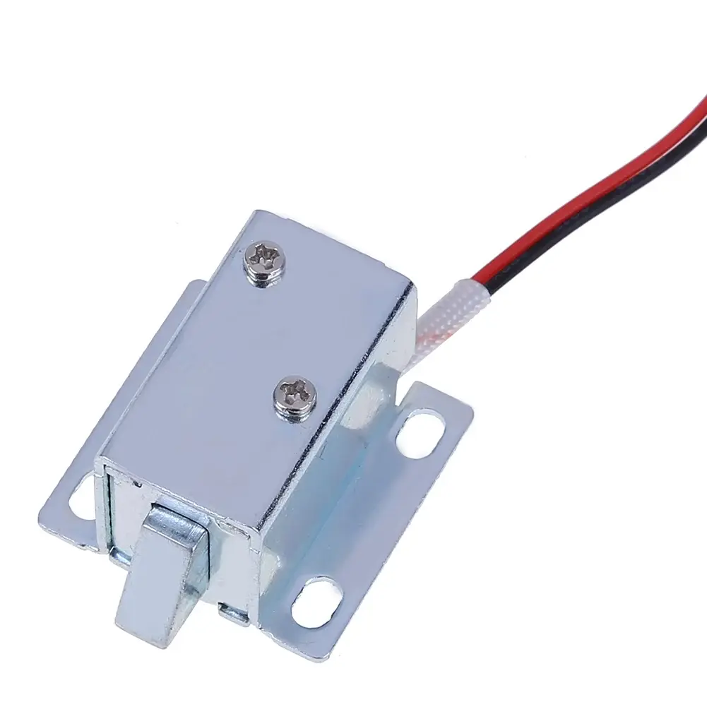 1-5pcs DC12V Electric Lock Anti-vibration Universal Electric Solenoid Lock Low Power Consumption Smart Electromagnetic Locks