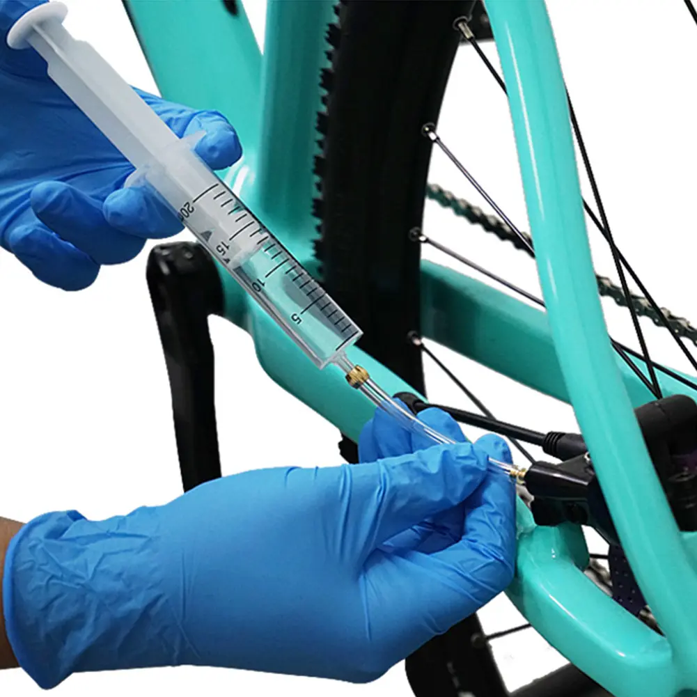 Bike Disc Brake Bleed Set Bicycle Brakes Service Kit Bike Brake Repair Tools Hydraulic Mineral Oil Bleed Kit for Shimano Brake