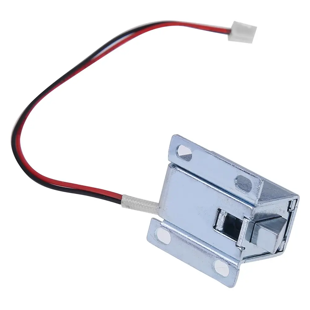 1-5pcs DC12V Electric Lock Anti-vibration Universal Electric Solenoid Lock Low Power Consumption Smart Electromagnetic Locks