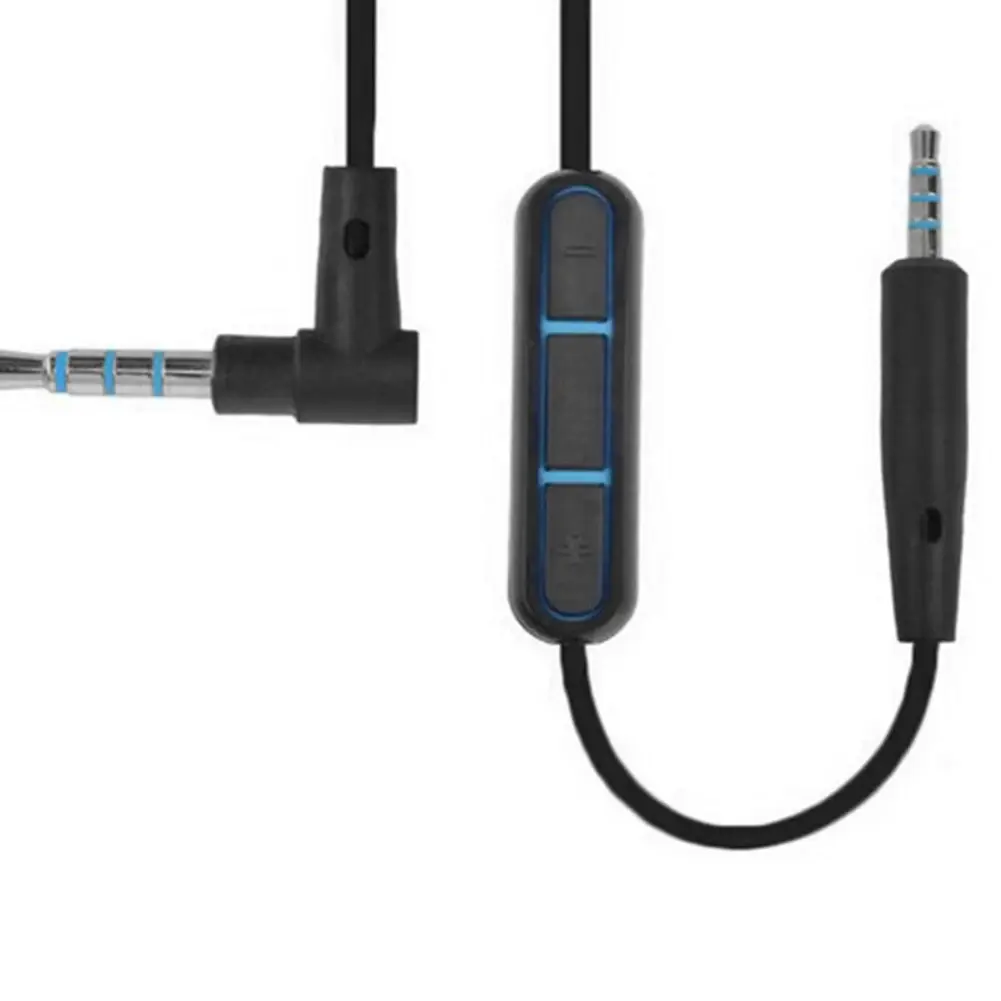 Audio Extension Cable 2.5mm To 3.5mm with in Line Mic Volume Control Extension Wire Audio Cable for Bose QC25/QC25i Headphones