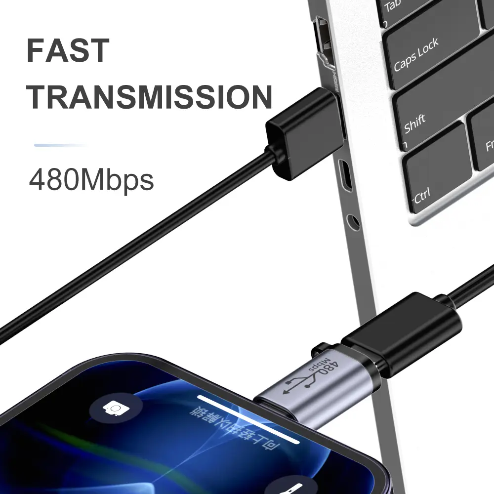 Type C Female to Micro USB/TypeC Female to Mini USB/Micro USB Female to Type C/Micro USB Female to Mini USB Connector Adapter