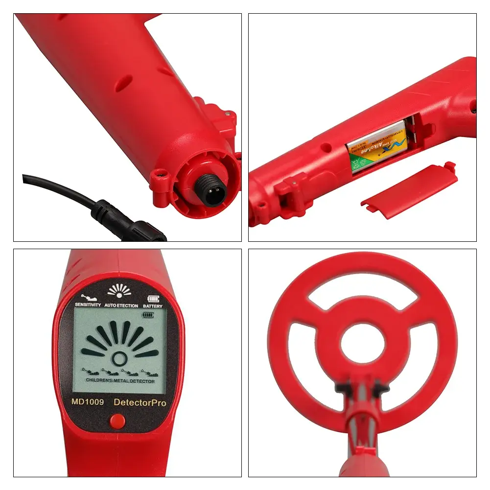 Metal Detector High Precision Underground Gold Metal Detector Outdoor Treasure Hunt Toy Childrens Science Detector Gift for Kids