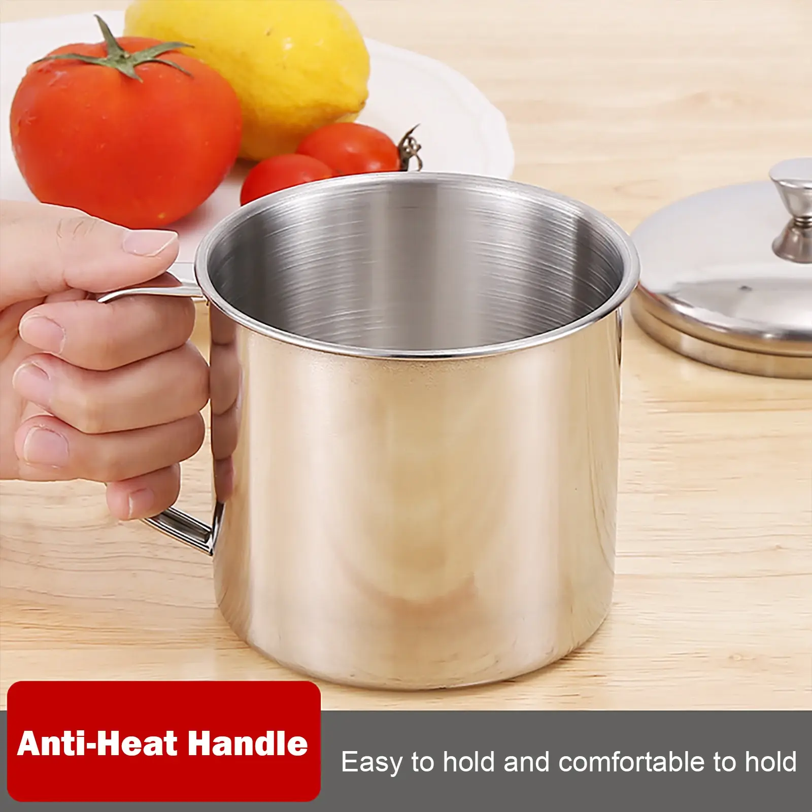 1-3Pcs Tea Mug Cup Stainless Steel Coffee Cup with Handle 200ML Childrens Water Cup Useful For Outdoor Camping Hiking Picnic