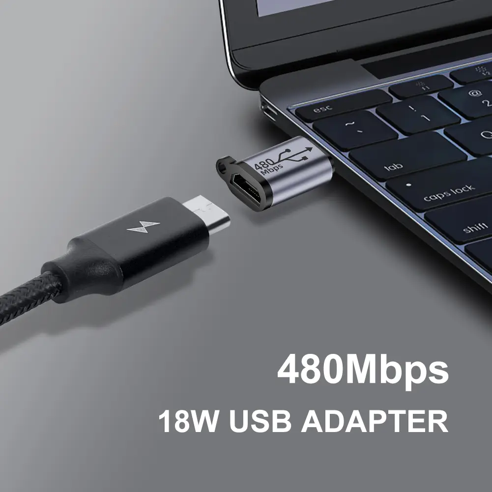 Type C Female to Micro USB/TypeC Female to Mini USB/Micro USB Female to Type C/Micro USB Female to Mini USB Connector Adapter